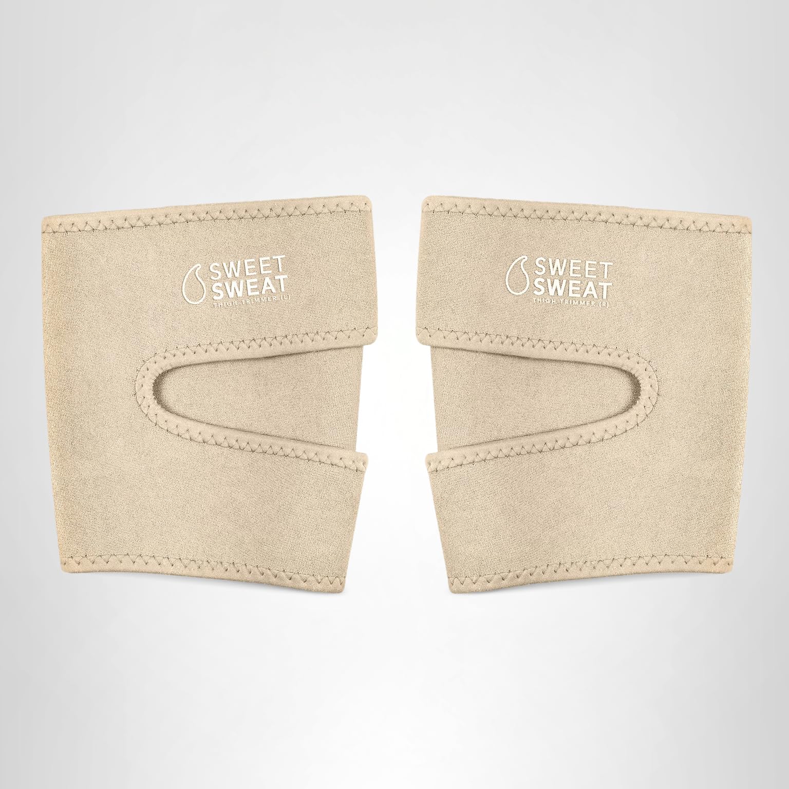 Sports Research Sweet Sweat Toned Thigh Trimmers for Men & Women - Increases Heat & Sweat to the Thighs (Quartz, Large) - Image 6