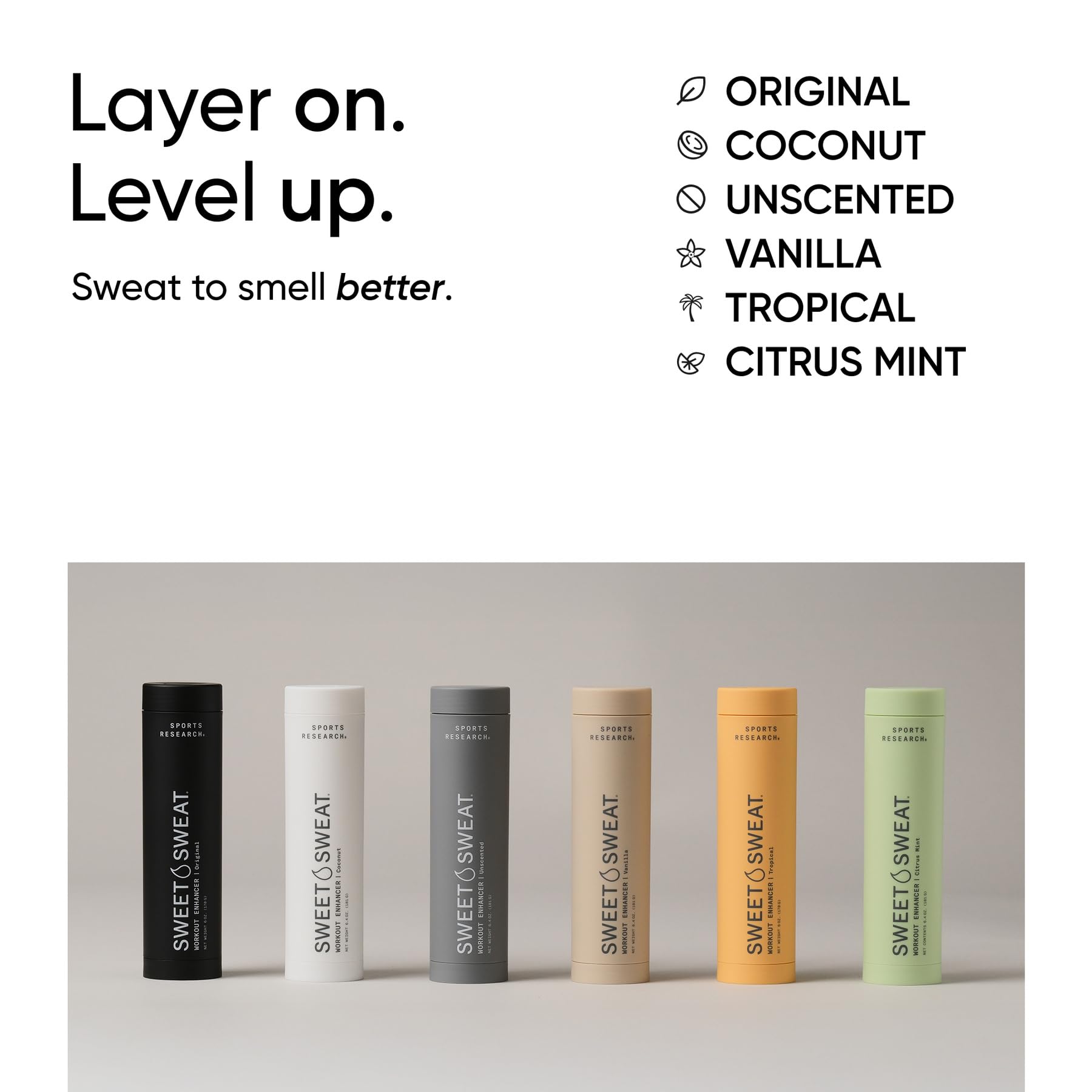 Sports Research Waist Trimmer Pack - Sweet Sweat Toned Waist Trimmer (Stone/Small) & Tropical Workout Enhancer Roll-On Gel - Image 5