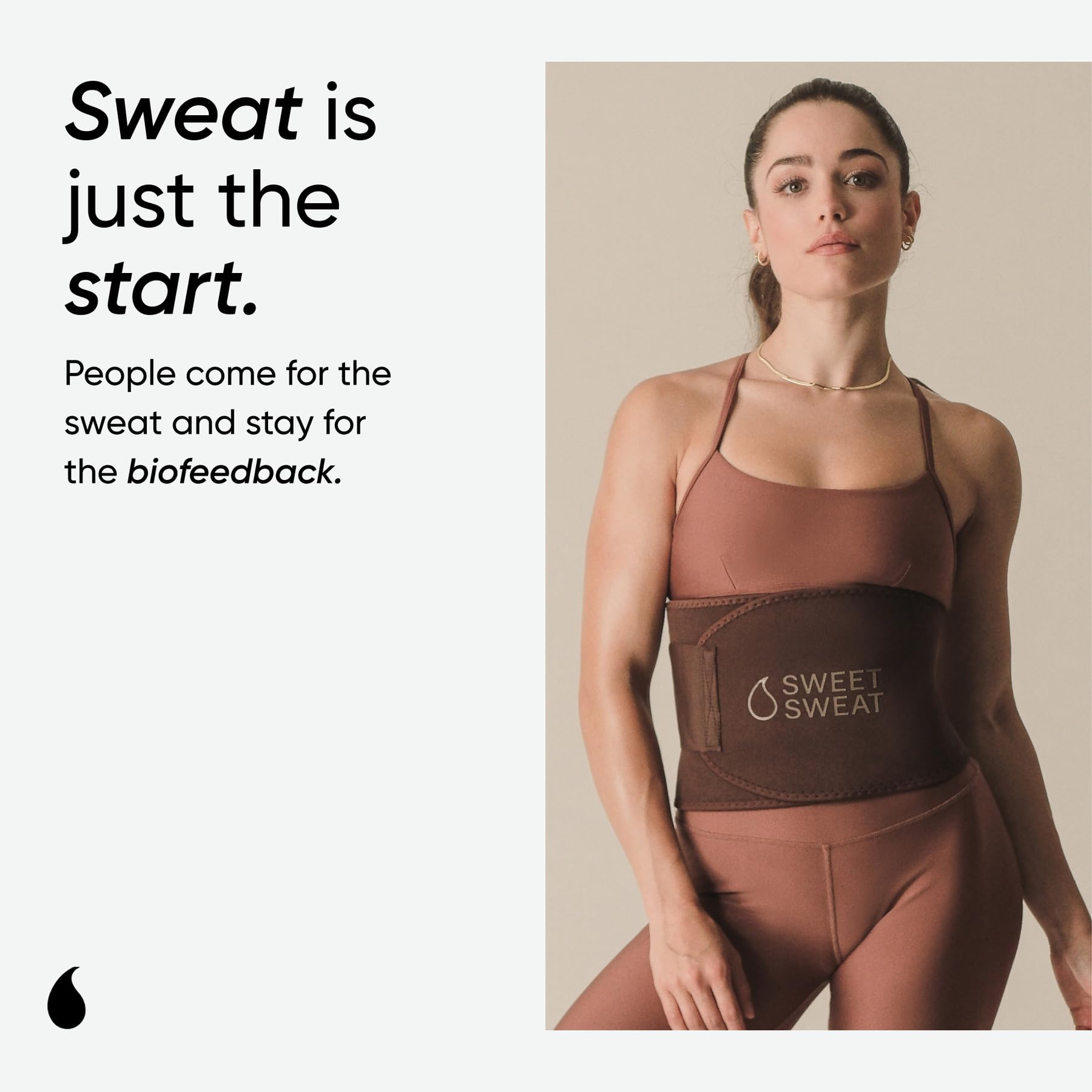 Sports Research Waist Trimmer Pack - Sweet Sweat Toned Waist Trimmer (Terra/Medium) & Tropical Workout Enhancer Roll-On Gel - Image 4