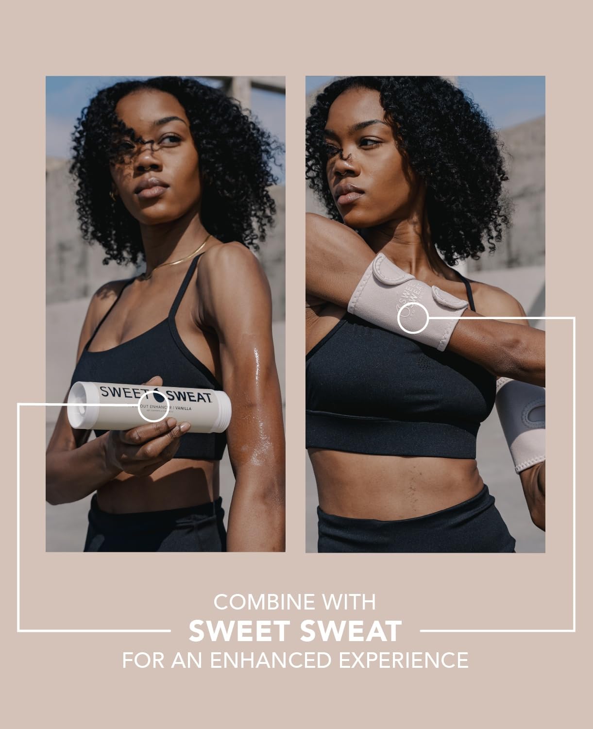 Sweet Sweat Arm Trimmers - Premium Sweat-Enhancing Fitness Arm Wrap - Neoprene · Adjustable Sizing · for Women & Men - Image 5