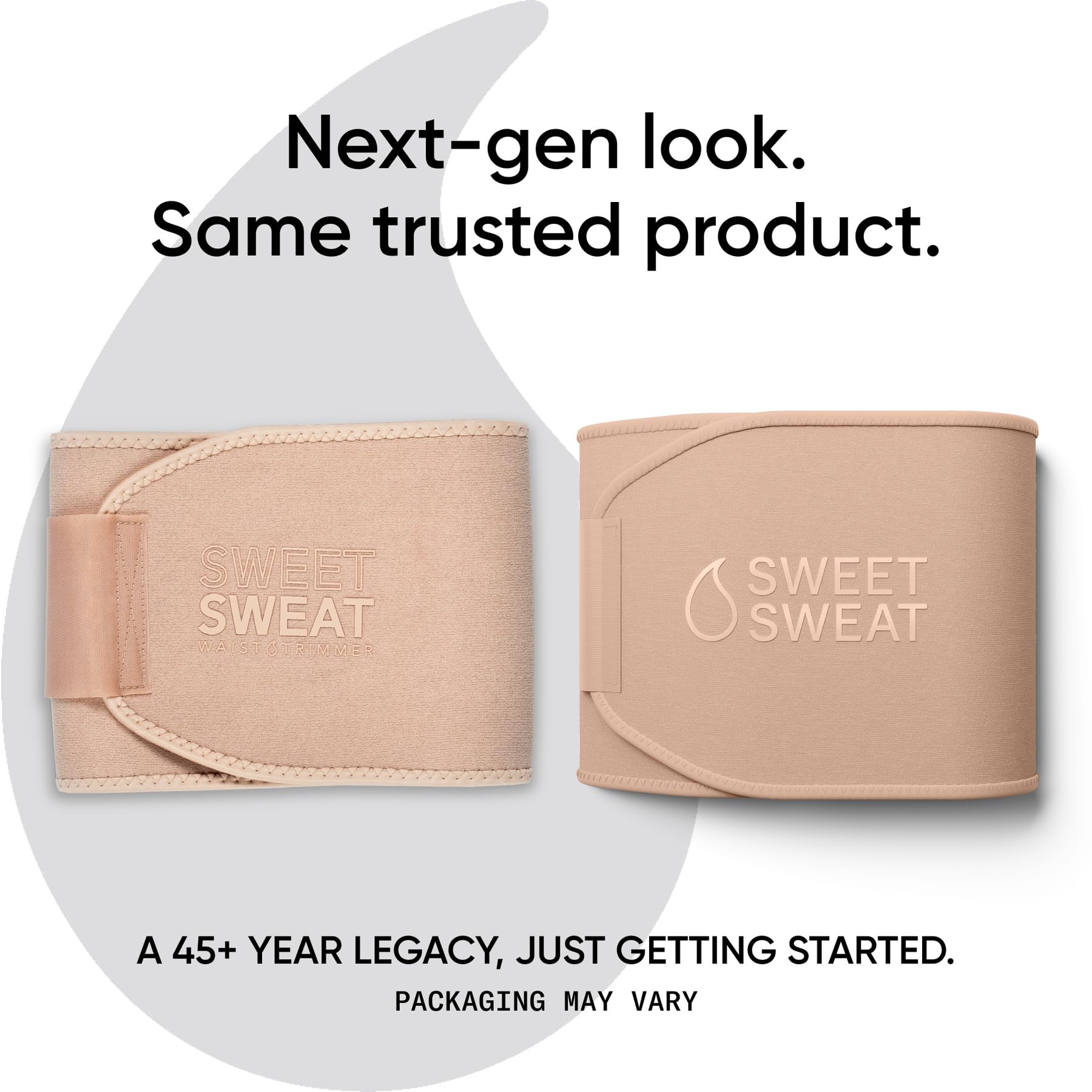 Sports Research Waist Trimmer Pack - Sweet Sweat Toned Waist Trimmer (Stone/Small) & Tropical Workout Enhancer Roll-On Gel - Image 7